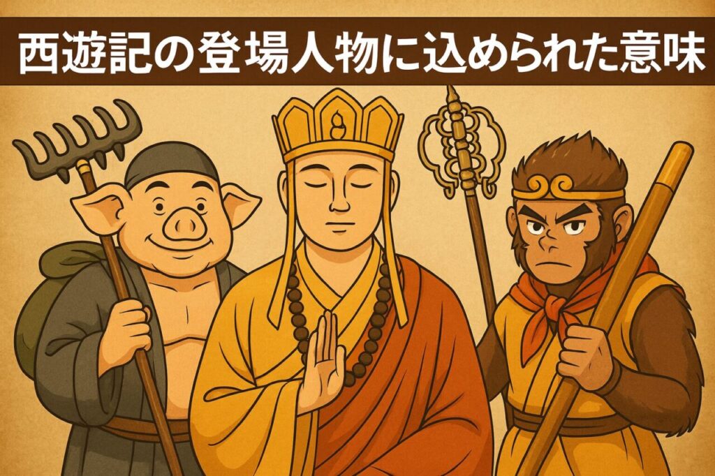 西遊記の登場人物に込められた意味