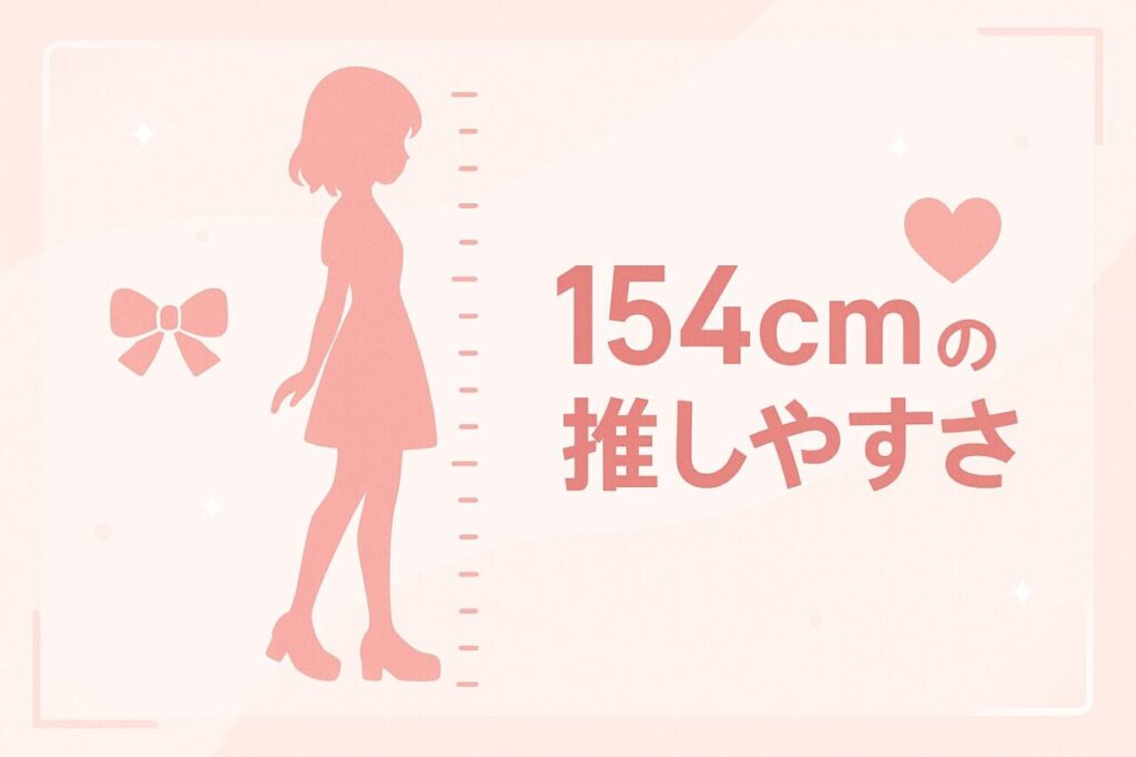 154cmの推しやすさ