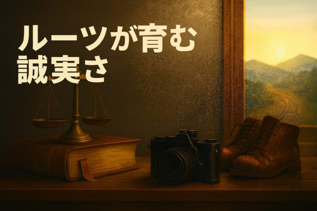 ルーツが育む誠実さ