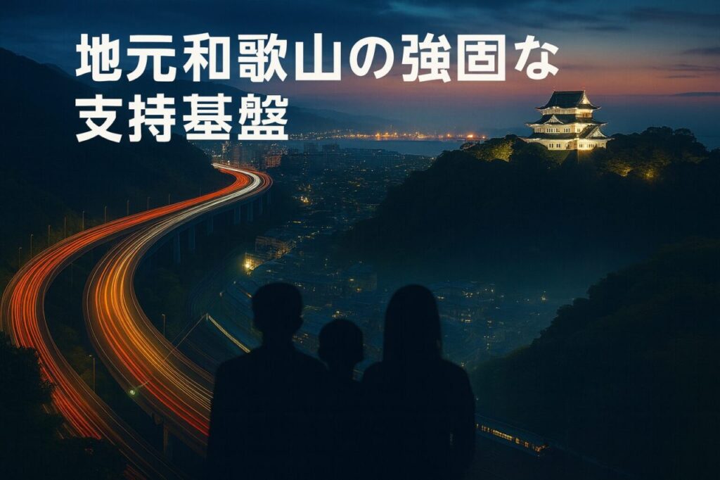 地元和歌山の強固な支持基盤