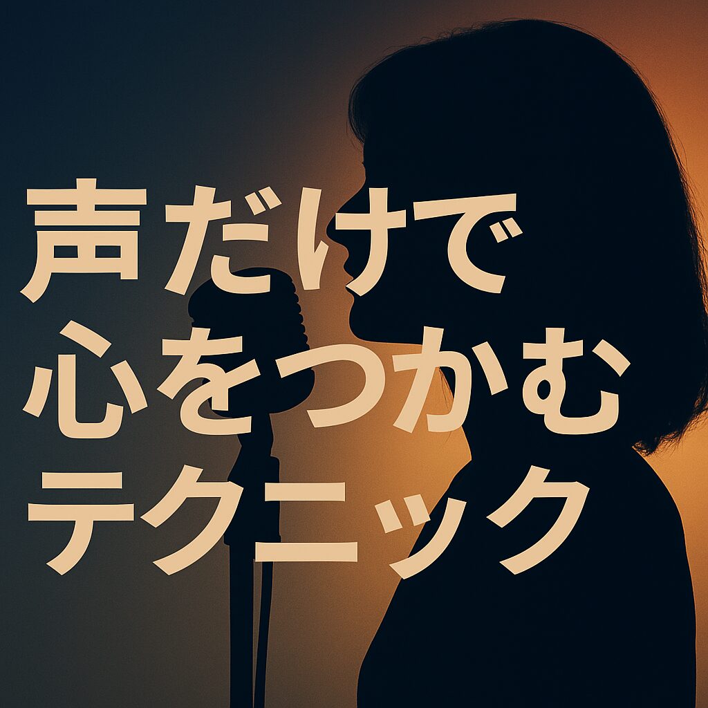 声だけで心をつかむテクニック
