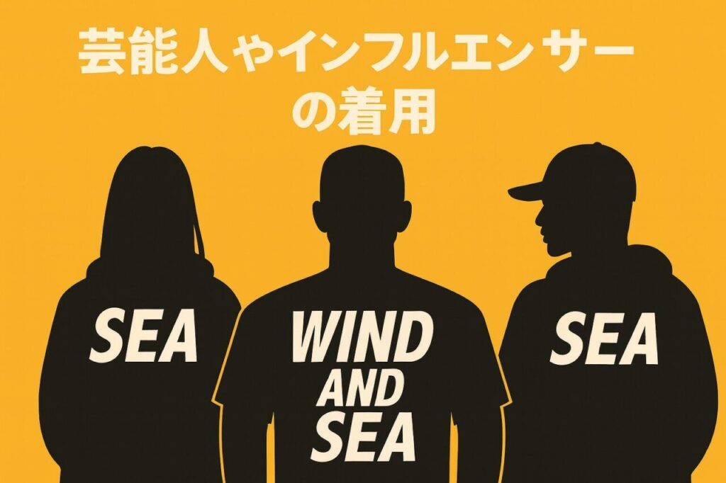 芸能人やインフルエンサーの着用