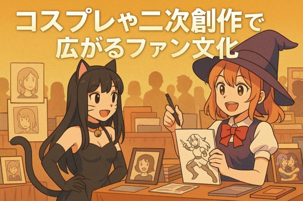コスプレや二次創作で広がるファン文化