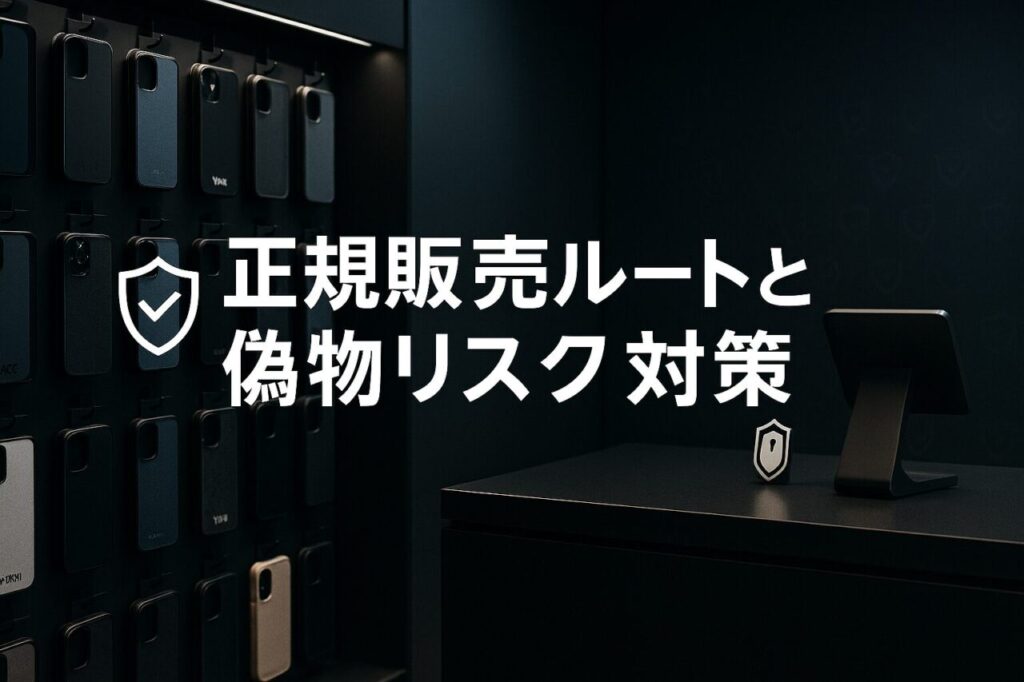 正規販売ルートと偽物リスク対策
