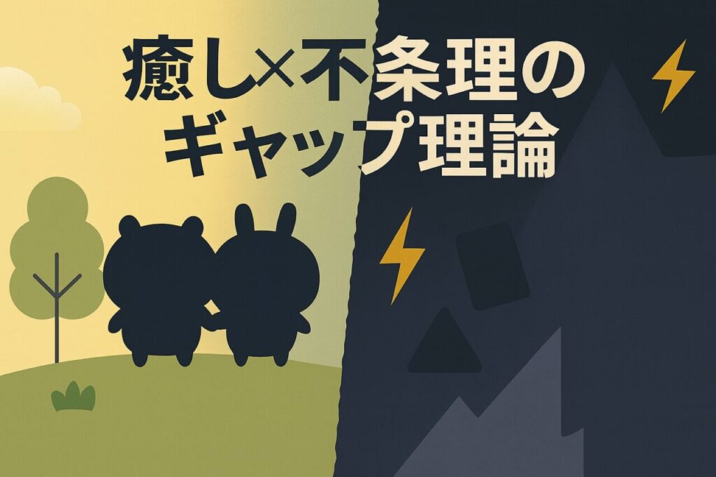 癒し×不条理のギャップ理論