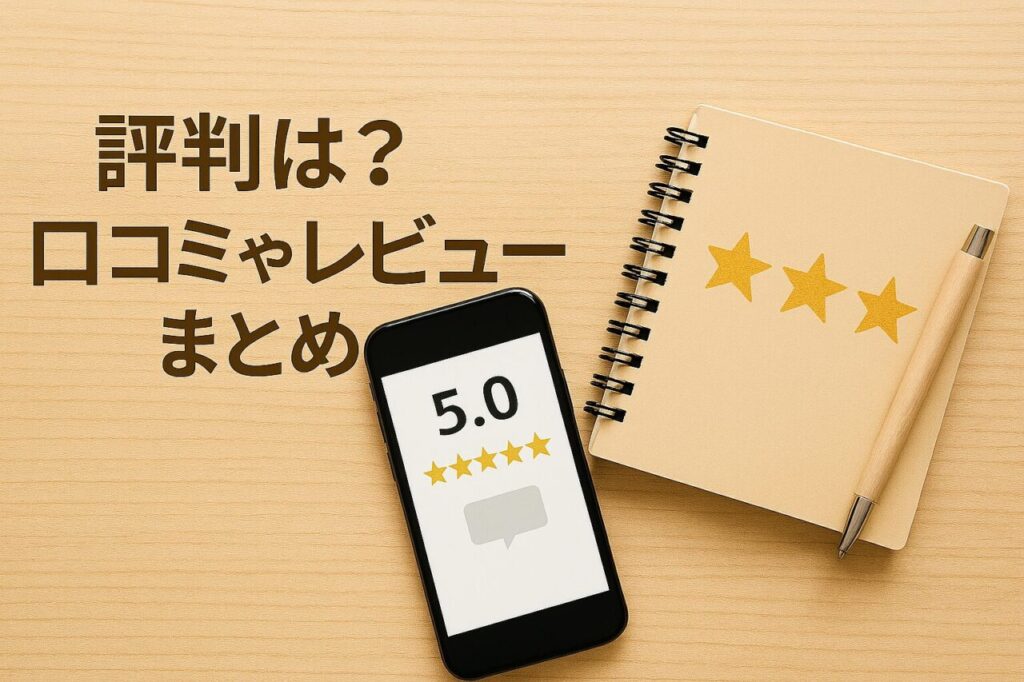 評判は?口コミやレビューのまとめ