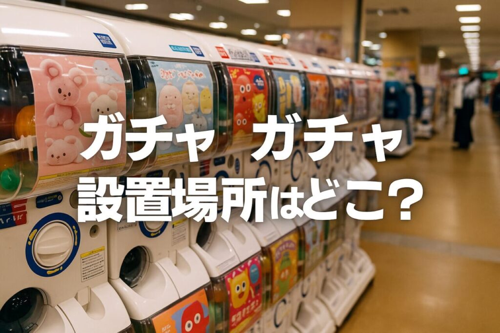 ガチャガチャ設置場所はどこ?