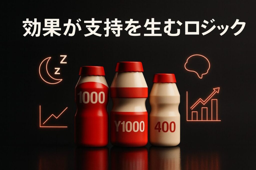 効果が支持を生むロジック
