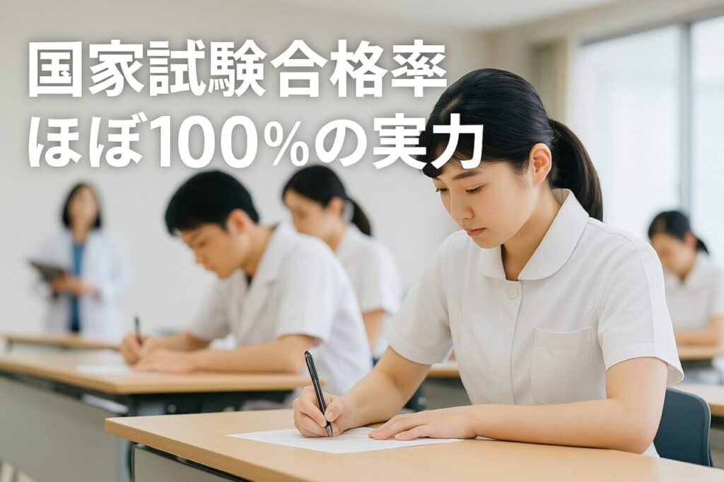 国家試験合格率ほぼ100%の実力