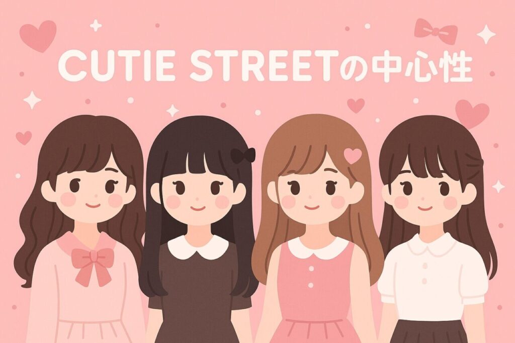 CUTIE STREETの中心性