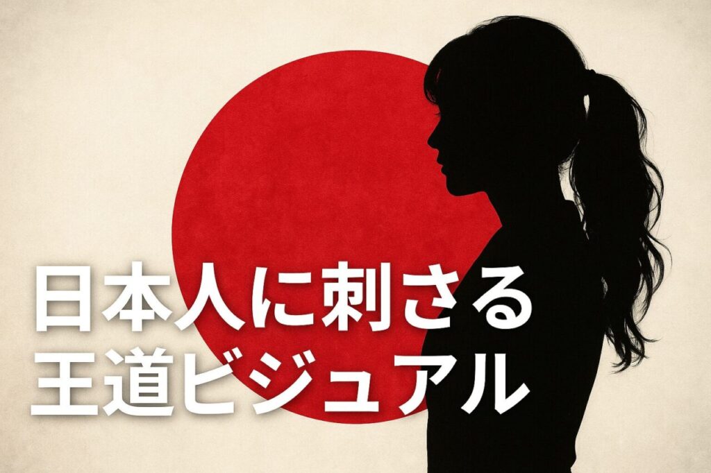 日本人に刺さる王道ビジュアル