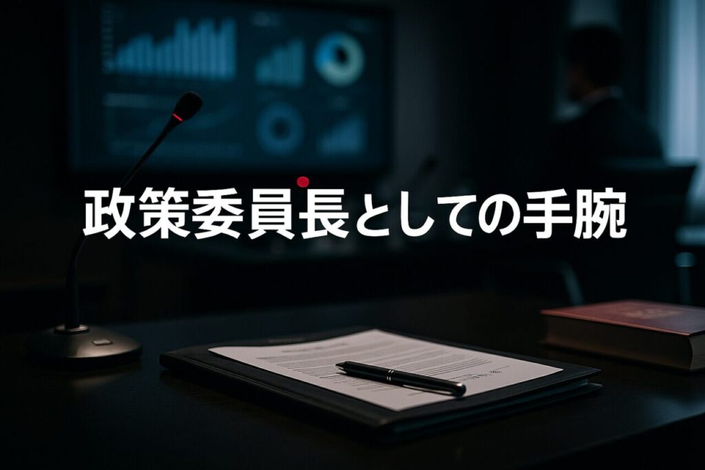 政策委員長としての手腕