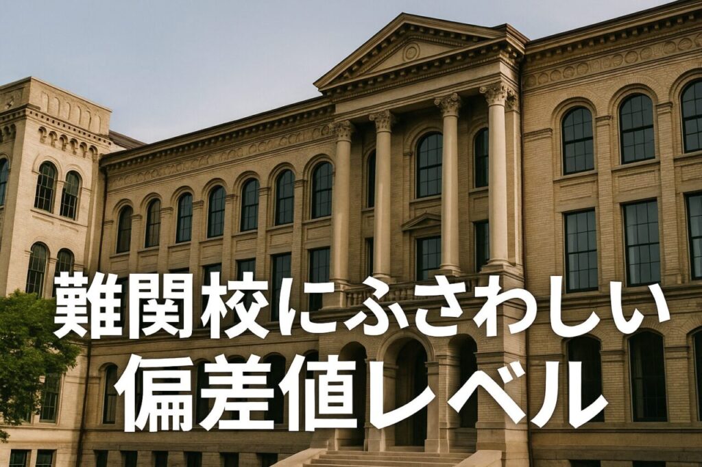 難関校にふさわしい偏差値レベル