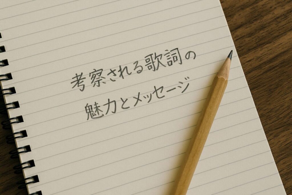考察される歌詞の魅力とメッセージ