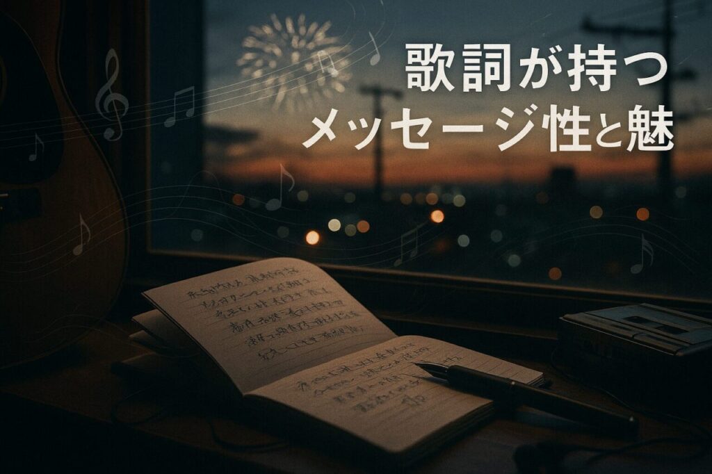 歌詞が持つメッセージ性と魅力