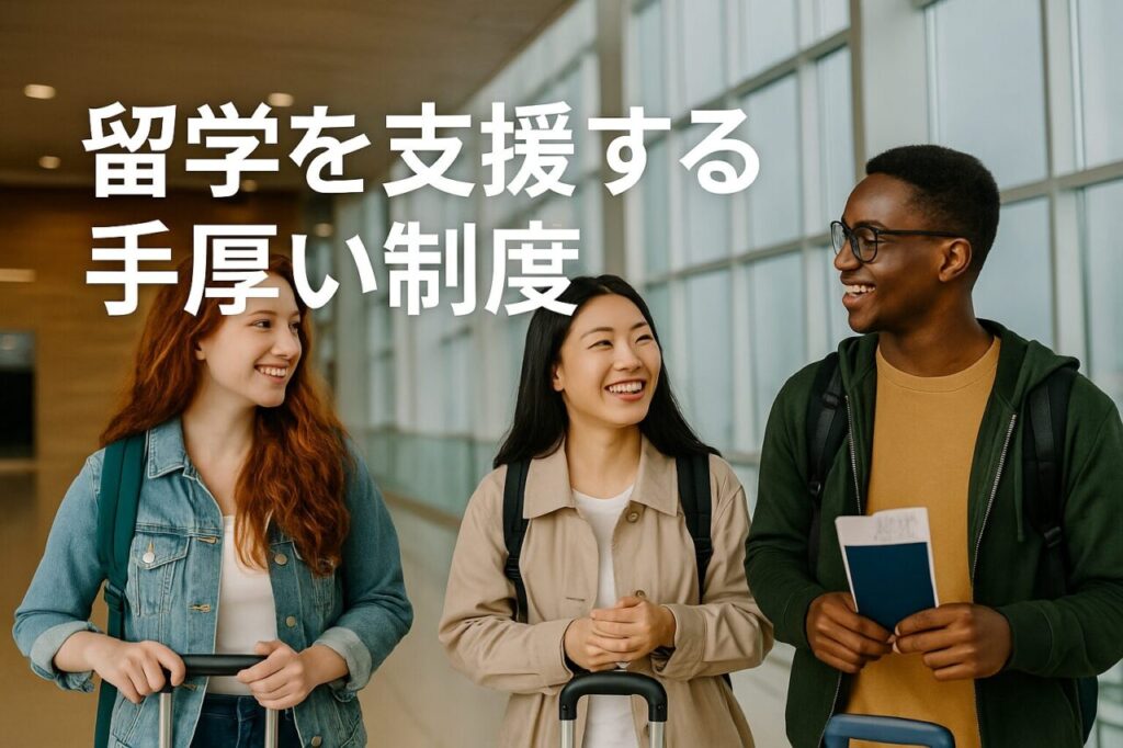 留学を支援する手厚い制度