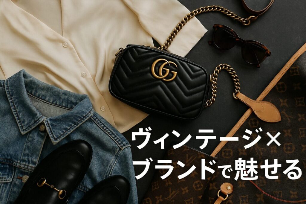 ヴィンテージ×ブランドで魅せる