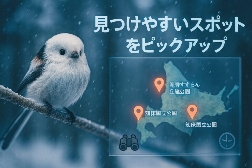 見つけやすいスポットをピックアップ