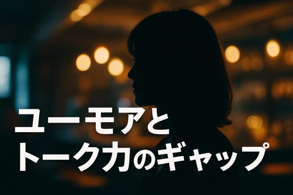 ユーモアとトーク力のギャップ