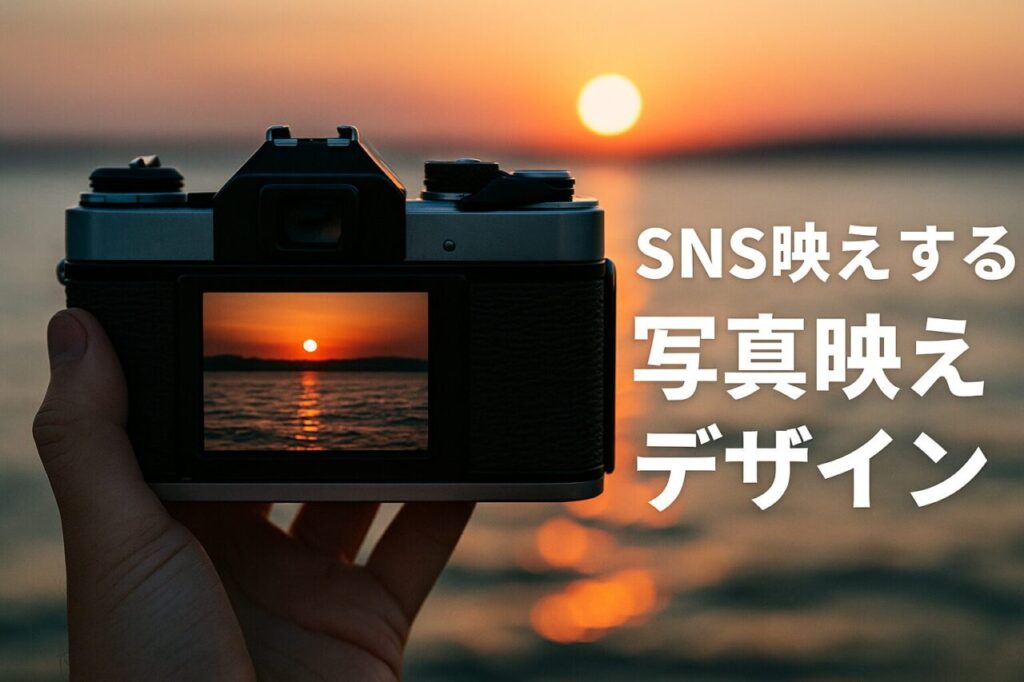 SNS映えする写真映えデザイン