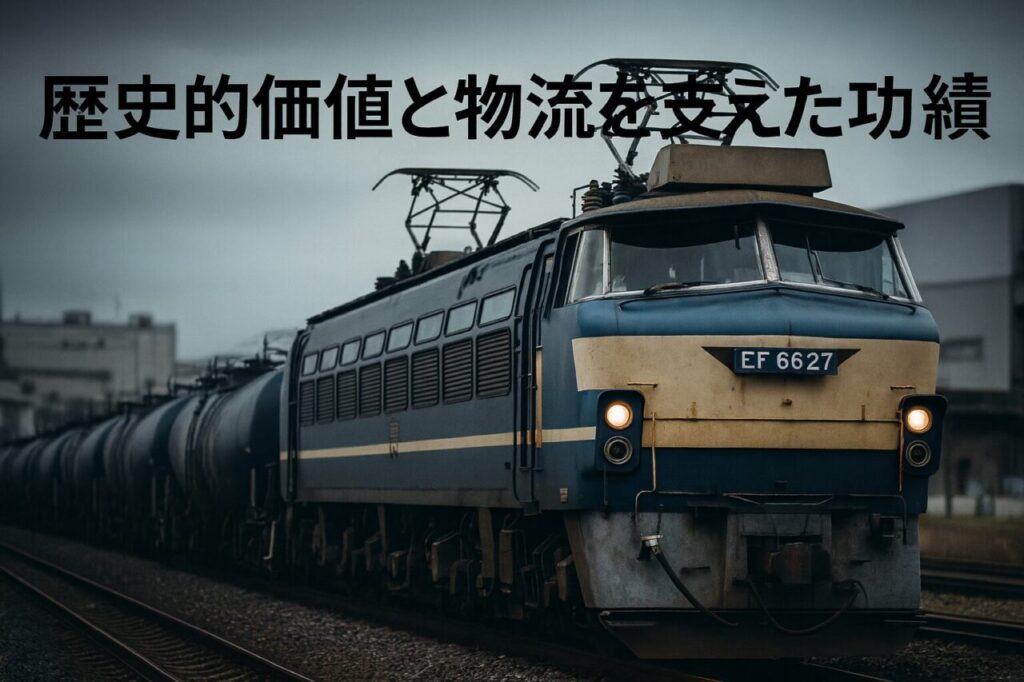歴史的価値と物流を支えた功績