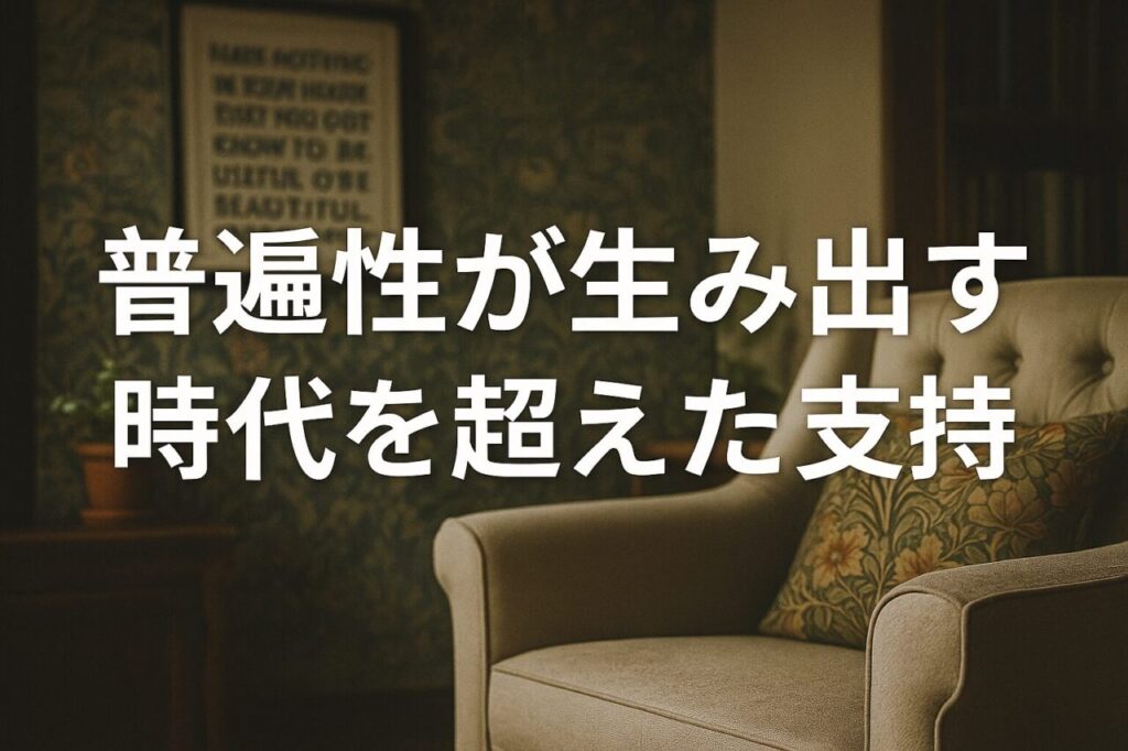 普遍性が生み出す時代を超えた支持