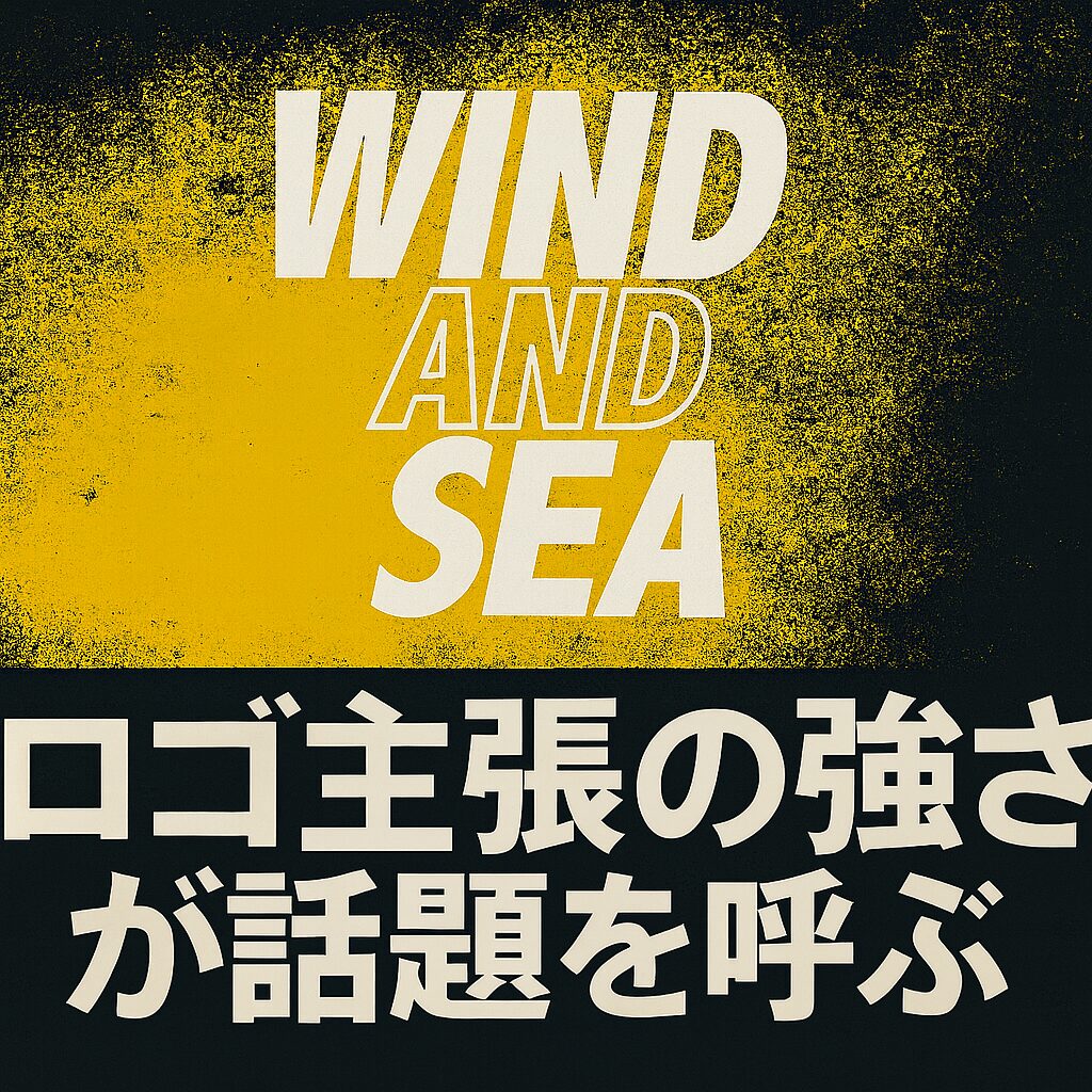 ロゴ主張の強さが話題を呼ぶ