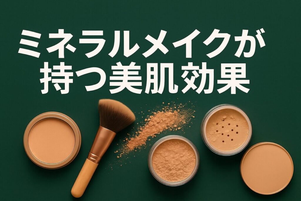 ミネラルメイクが持つ美肌効果