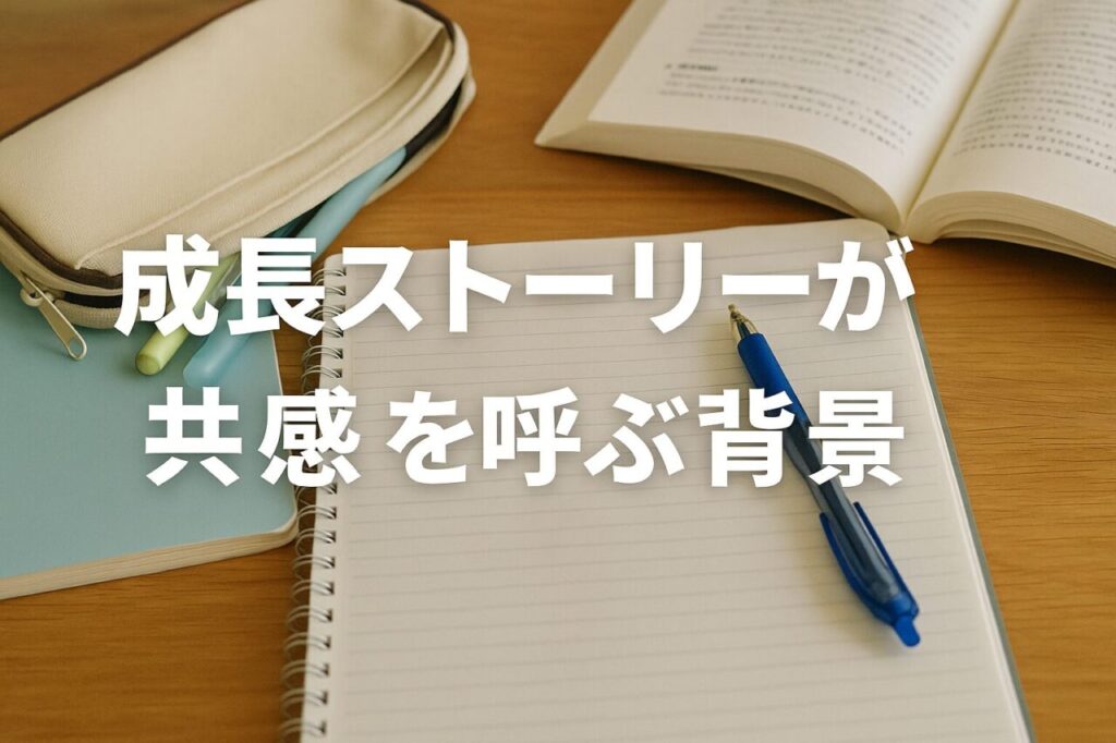 成長ストーリーが共感を呼ぶ背景