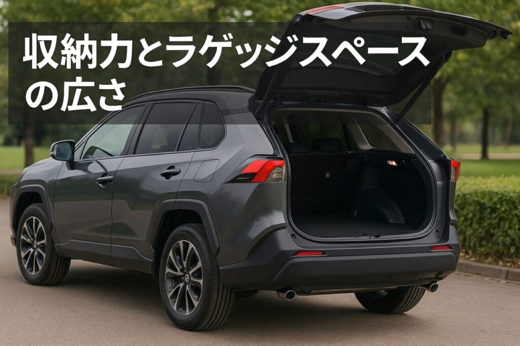 収納力とラゲッジスペースの広さ