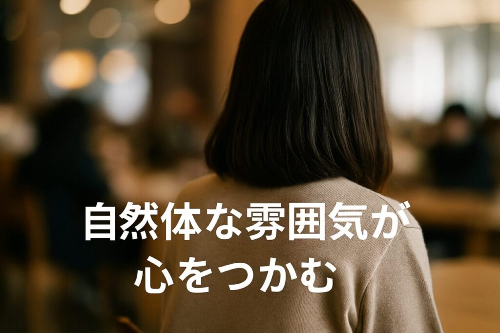 自然体な雰囲気が心をつかむ