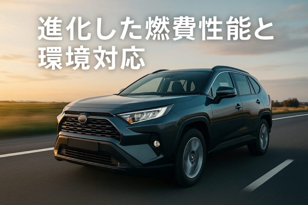 進化した燃費性能と環境対応