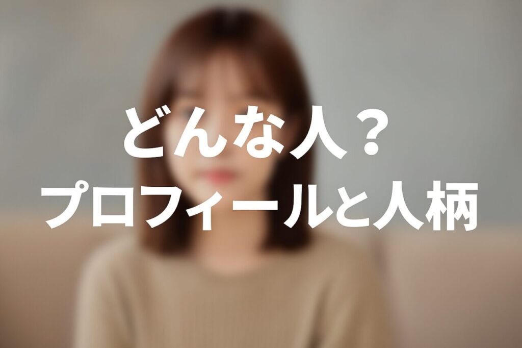 どんな人?プロフィールと人柄