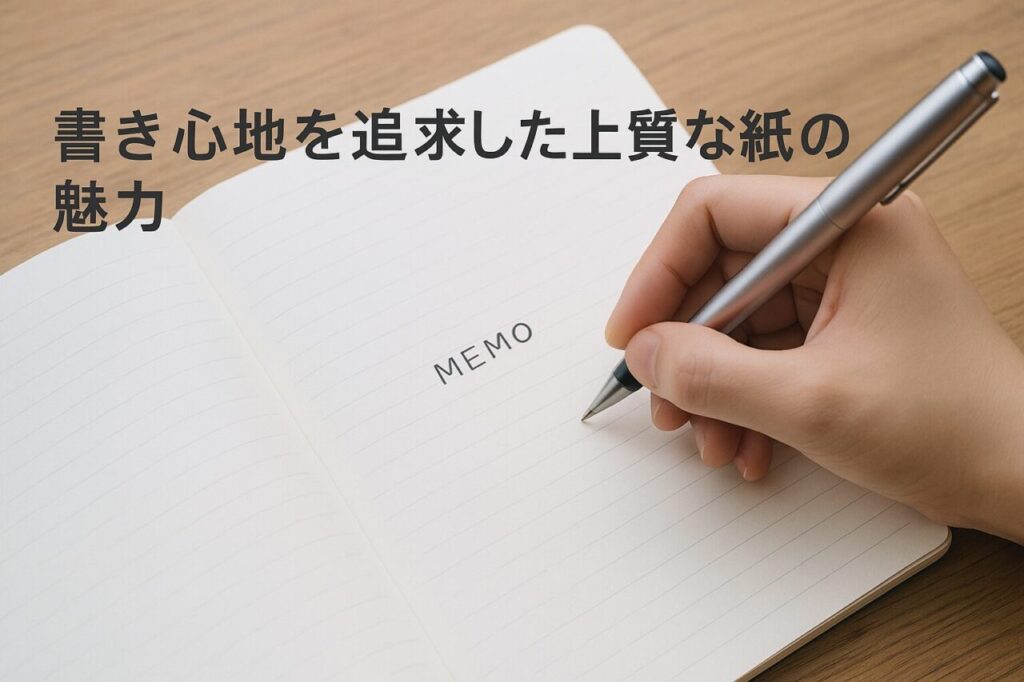 書き心地を追求した上質な紙の魅力