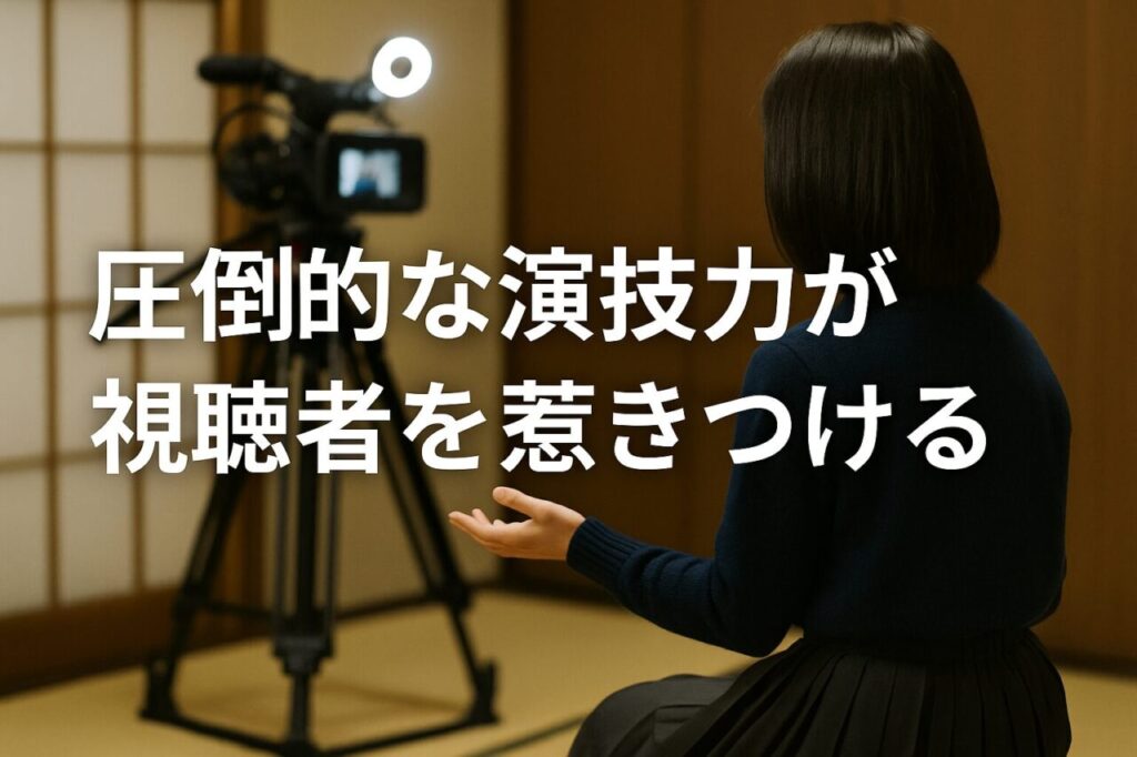 圧倒的な演技力が視聴者を惹きつける