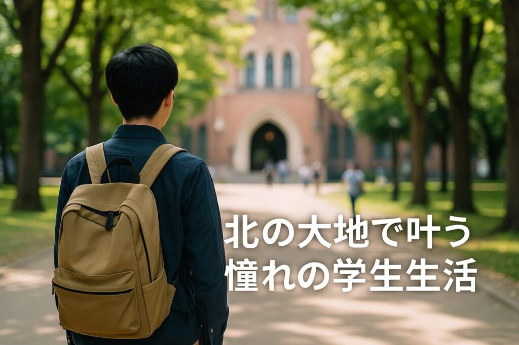 北の大地で叶う憧れの学生生活