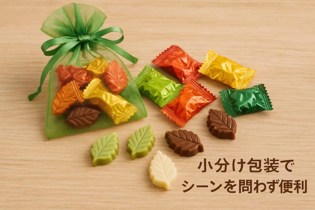 小分け包装でシーンを問わず便利