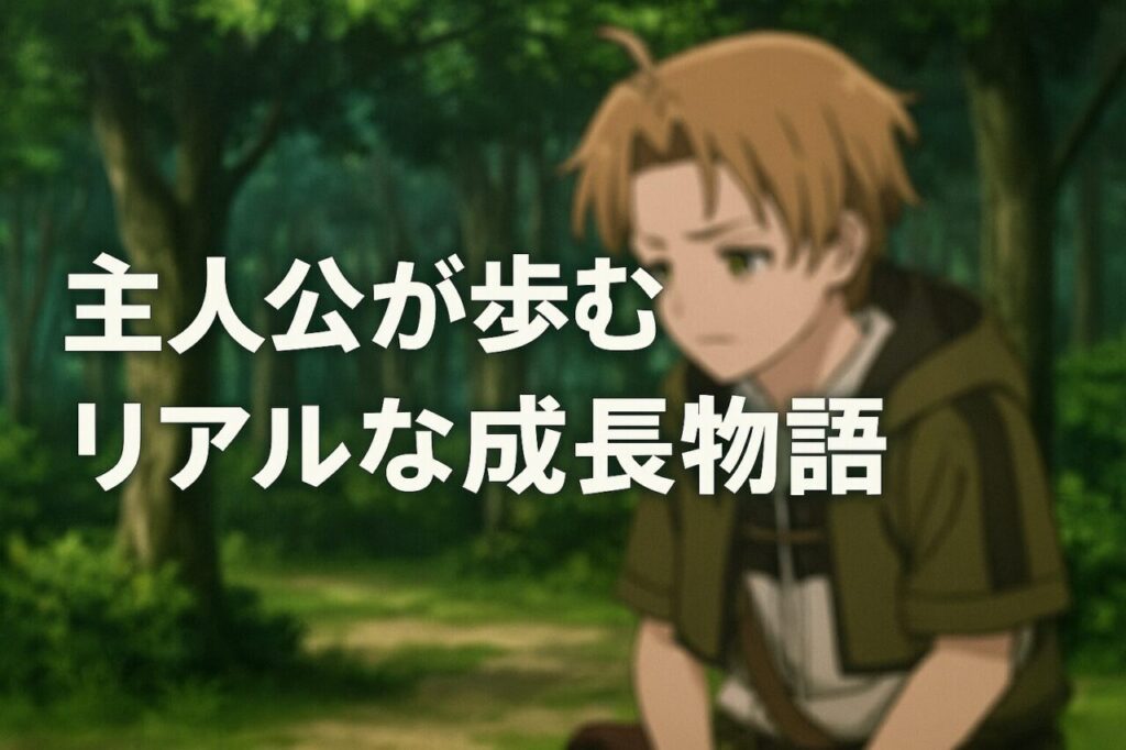 主人公が歩むリアルな成長物語