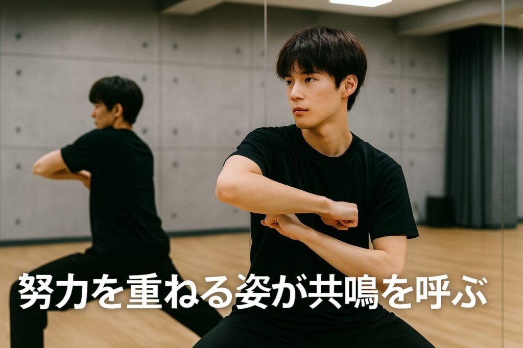 努力を重ねる姿が共鳴を呼ぶ