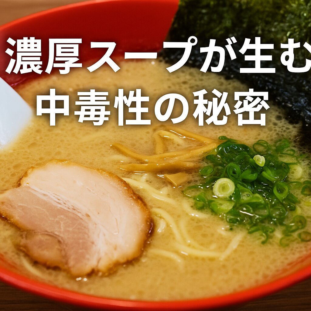 濃厚スープが生む中毒性の秘密