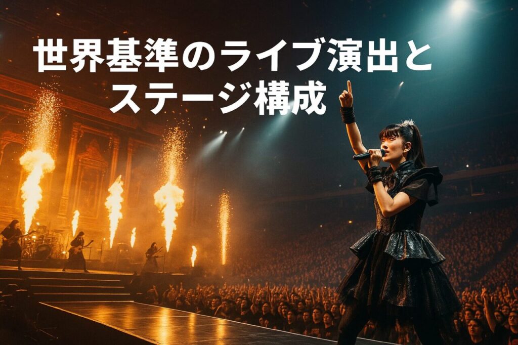 世界基準のライブ演出とステージ構成