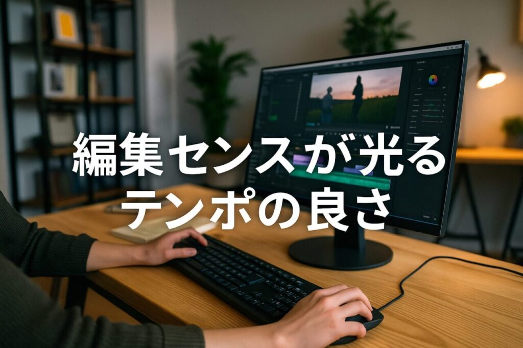 編集センスが光るテンポの良さ
