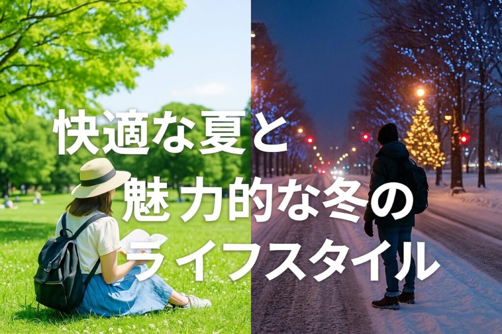 快適な夏と魅力的な冬のライフスタイル