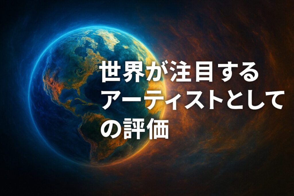 世界が注目するアーティストとしての評価