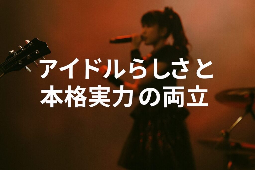 アイドルらしさと本格実力の両立
