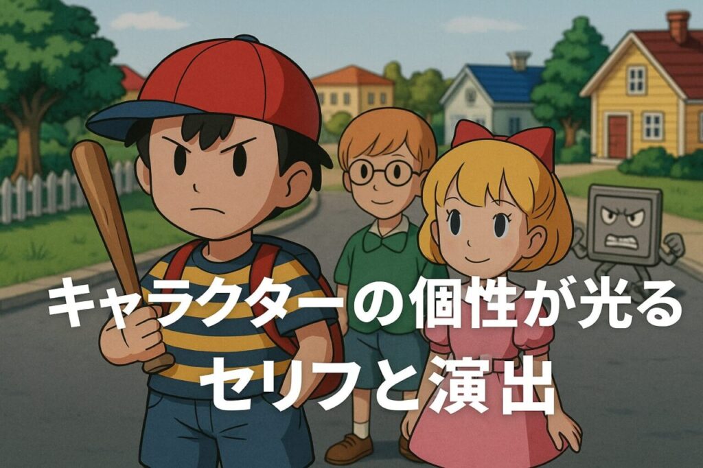 キャラクターの個性が光るセリフと演出
