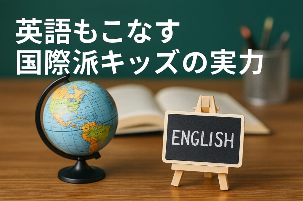 英語もこなす国際派キッズの実力