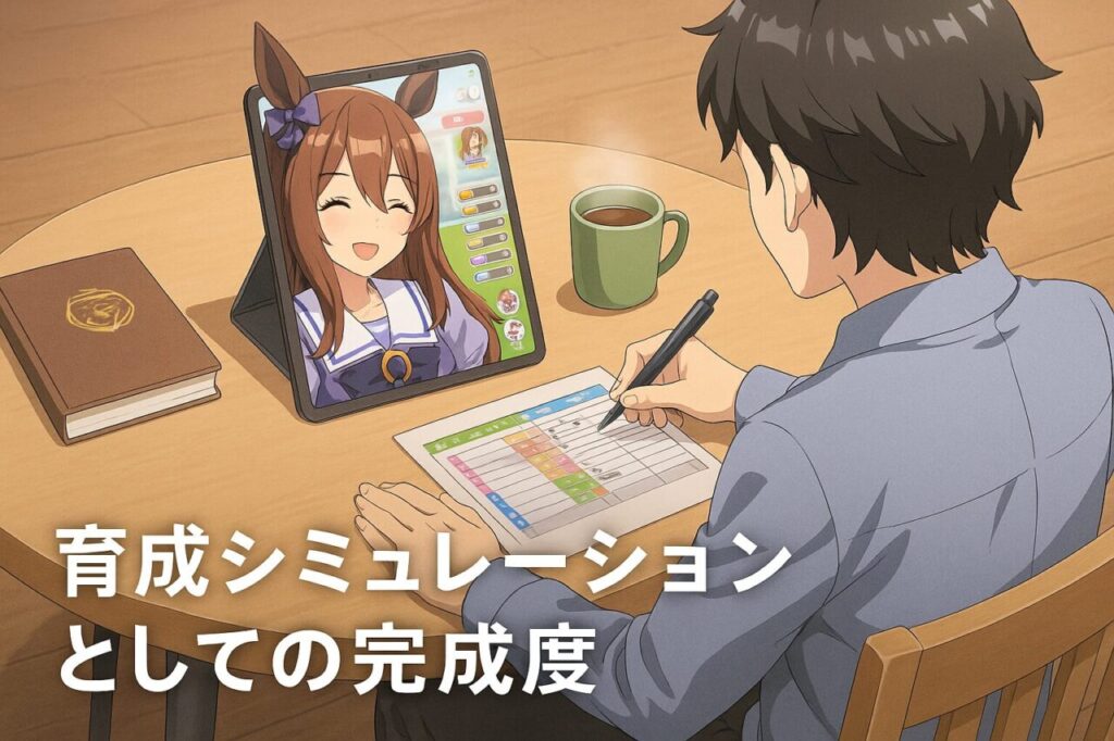 育成シミュレーションとしての完成度