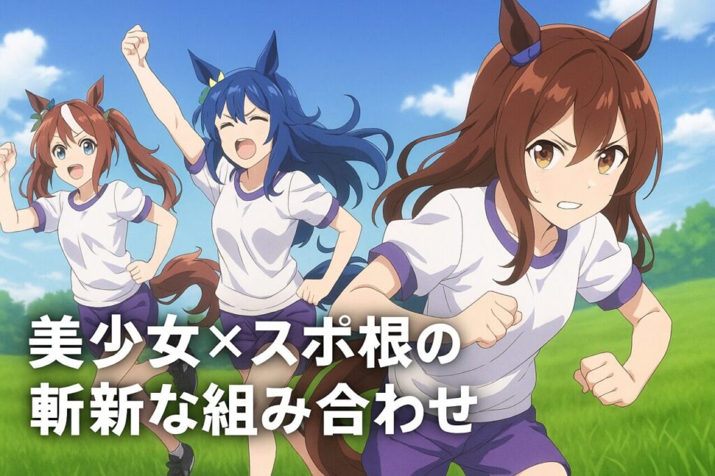 美少女×スポ根の斬新な組み合わせ