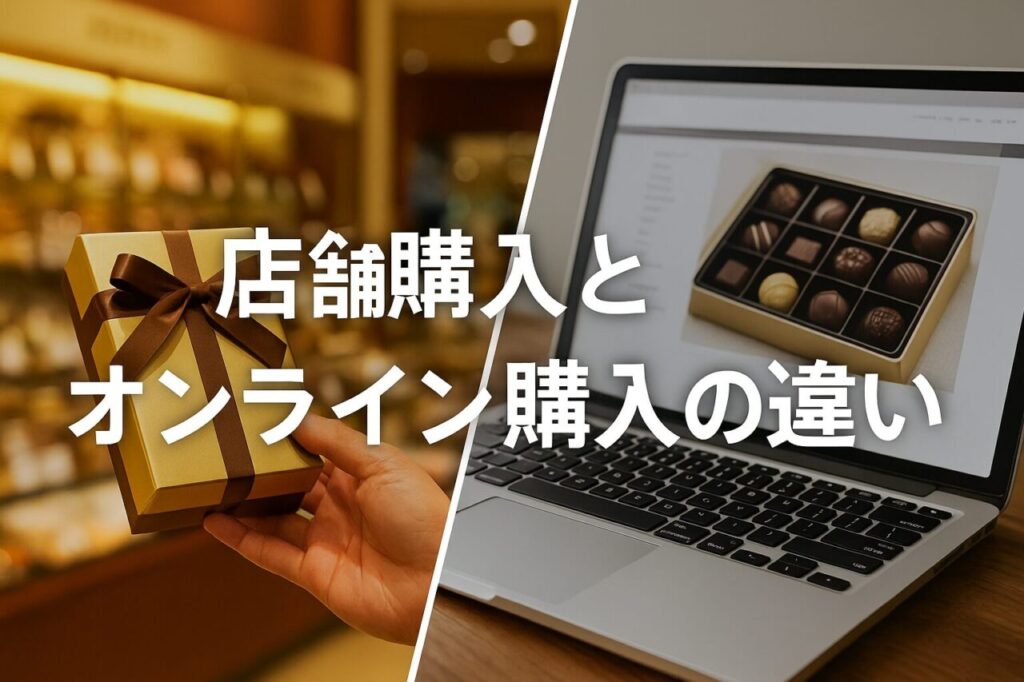 店舗購入とオンライン購入の違い